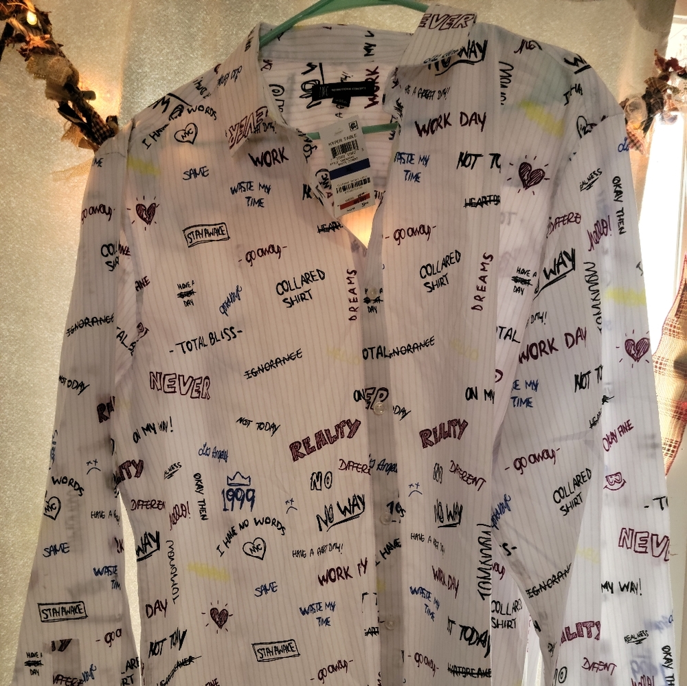 NWT INC LONG SLEEVE DRESS SHIRT